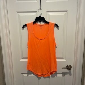 Polo by Ralph Lauren Bright Orange Scoop Neck Tank Top